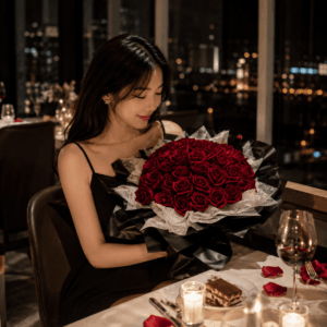 Soapy Scarlet Romance Bouquet