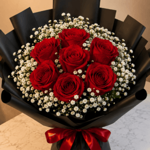 rose - layers bouquet
