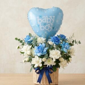 Baby welcome basket