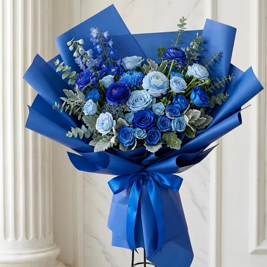 Big Bucket Standing Flowers