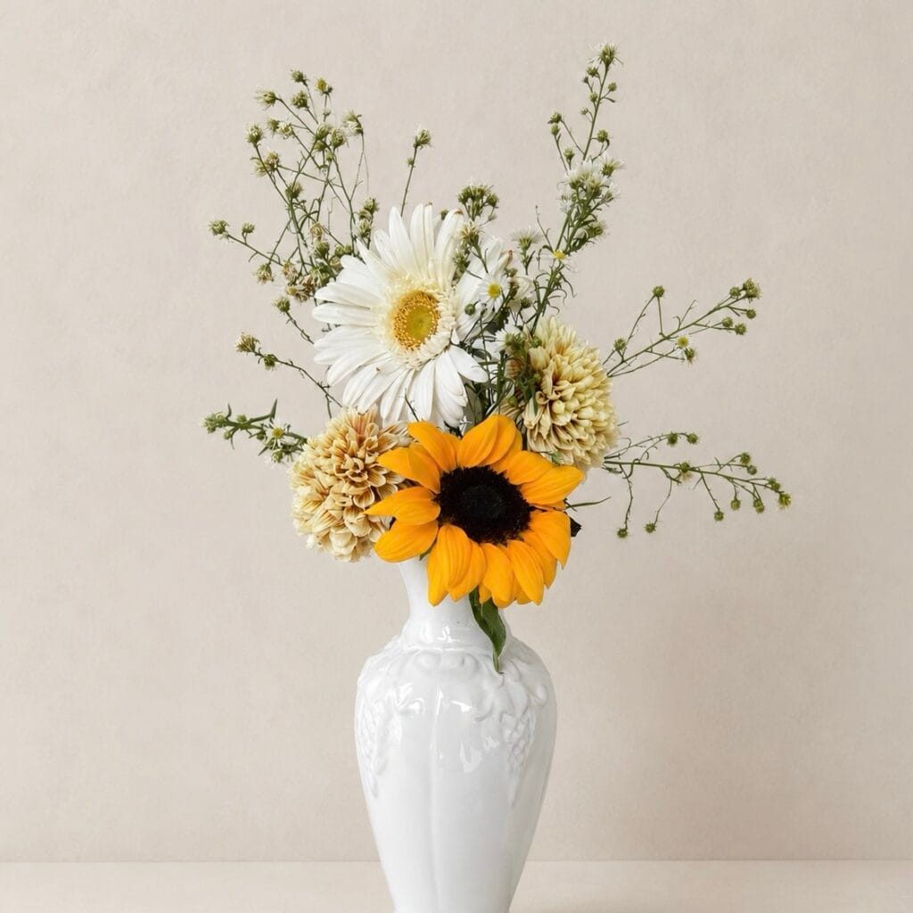 Sunny Ivory Vase