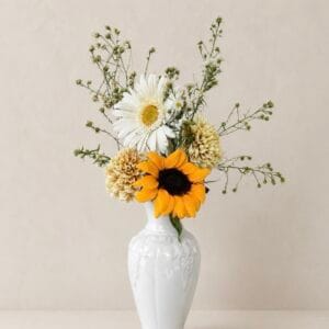 Sunny Ivory Vase
